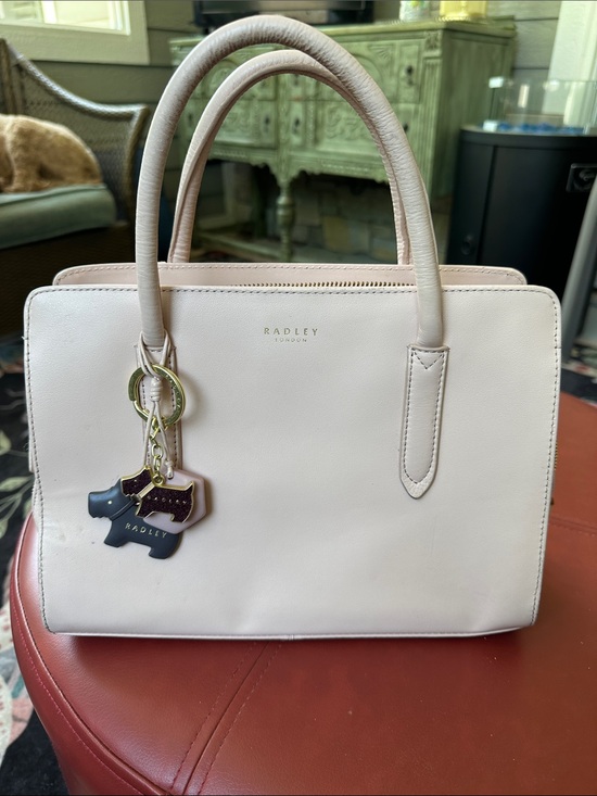RADLEY LONDON Handbags - Radley London Pale Pink Leather Satchel